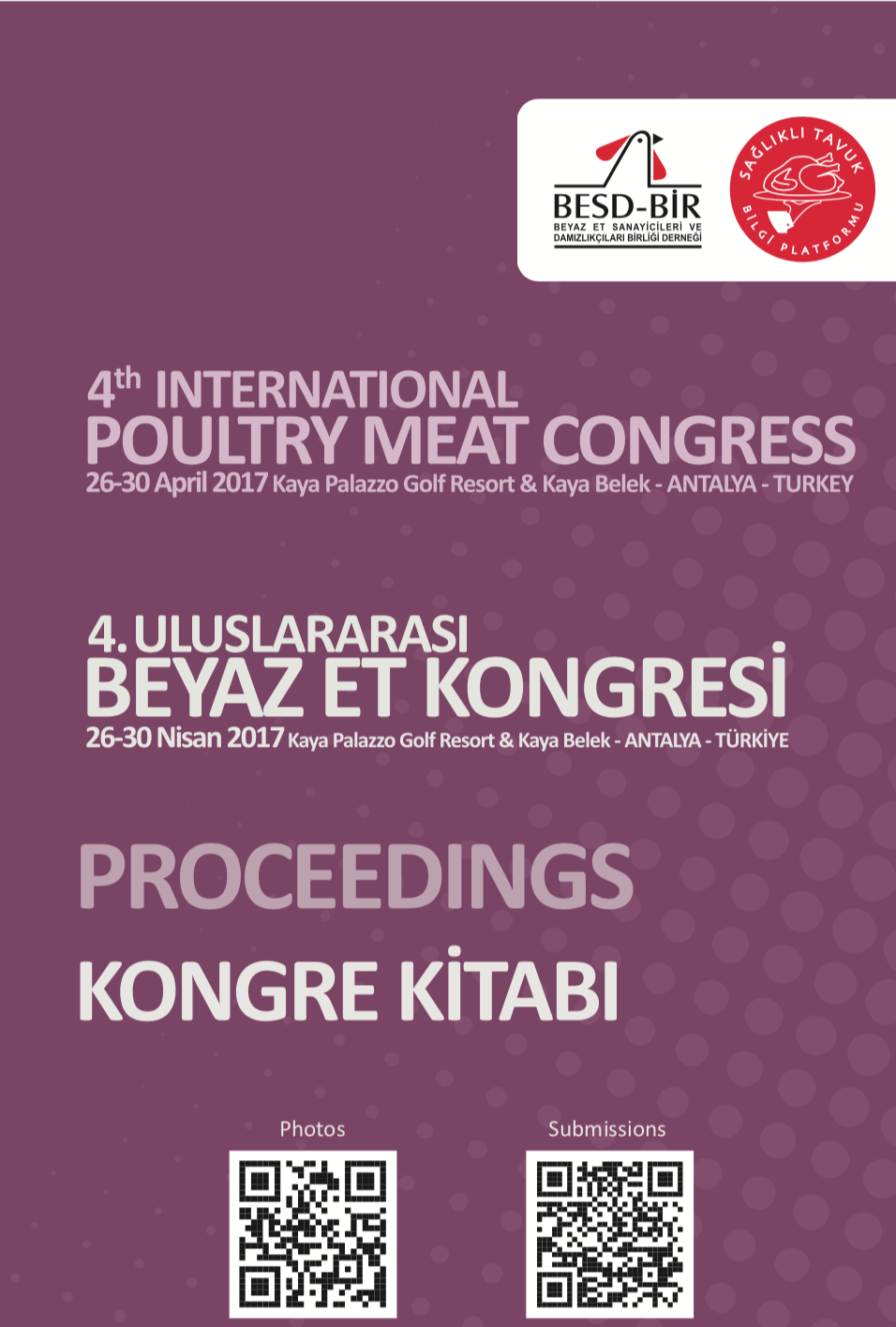 4th  International Poultry Meat Congress Book - English
